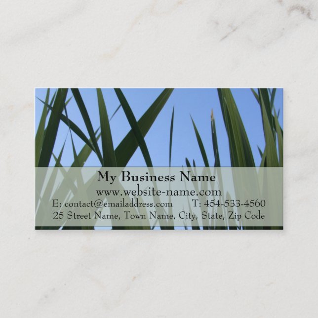 Grass Business Card (Front)