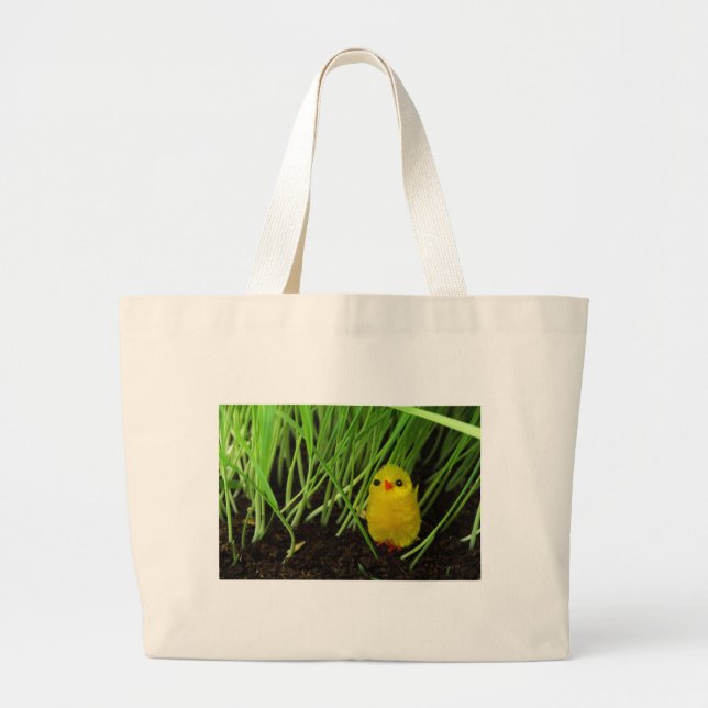 grass chick large tote bag (Front)