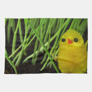 grass chick tea towel