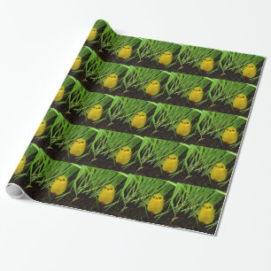 grass chick wrapping paper