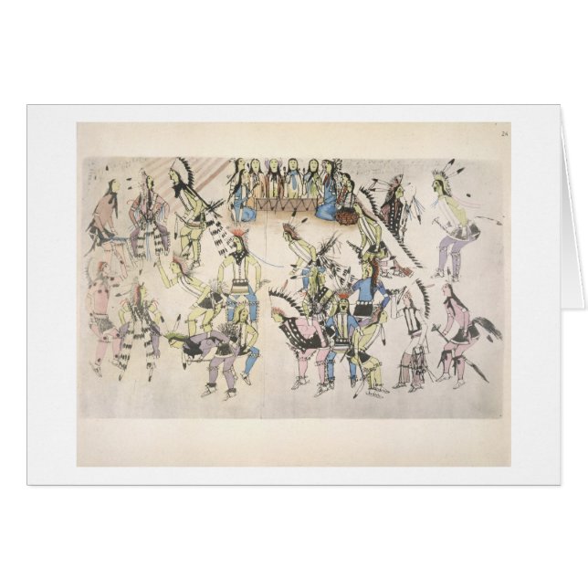 Grass dance (ink on paper) (Front Horizontal)