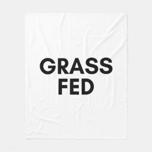 grass fed fleece blanket