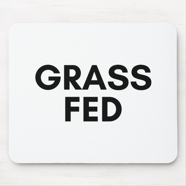 grass fed mouse mat (Front)