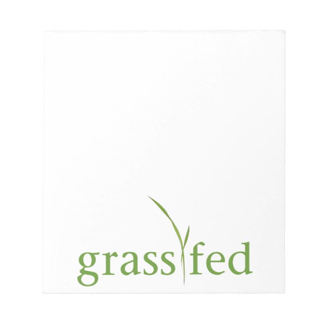 Grass Fed Notepad (Front)