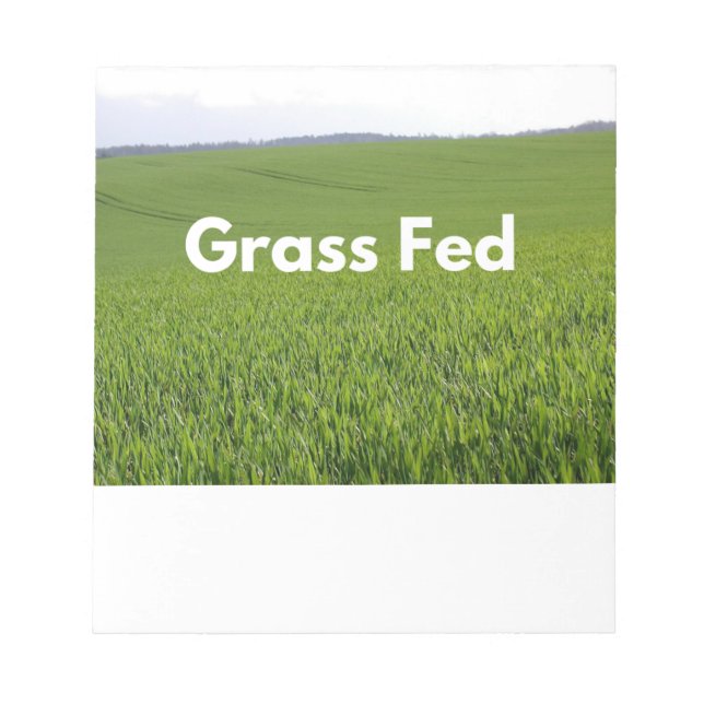 Grass Fed Notepad (Front)