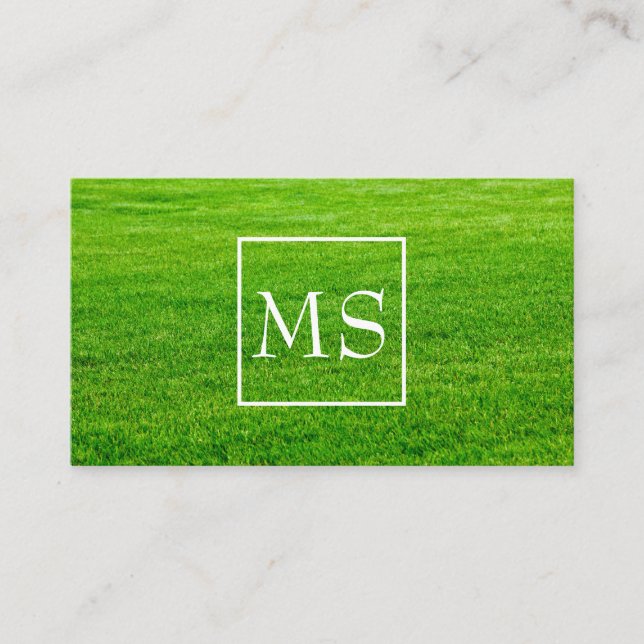 Grass Field Business Card (Front)