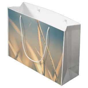 Grass Floral Nature Photo Large Gift Bag