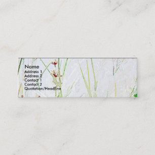 Grass/Flowers Simple Profile Card