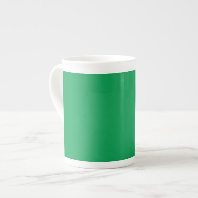 Grass Green Background on a Mug (Front Left)