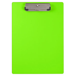Grass Green Solid Colour Classic Elegant Clipboard
