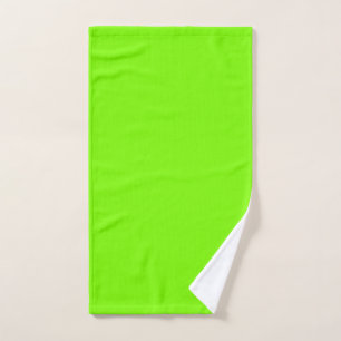 Grass Green Solid Colour   Classic   Elegant Hand Towel