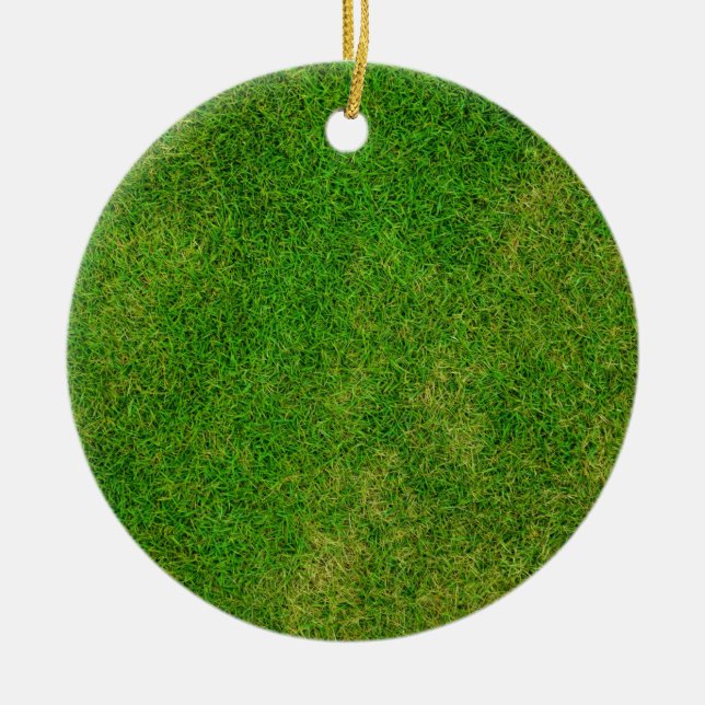 Grass Lawn Ceramic Tree Decoration (Front)