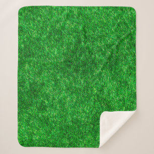 Grass lawn garden park ground sherpa blanket