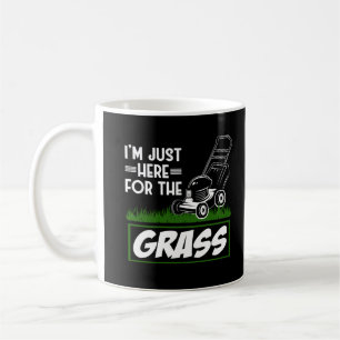 Grass Mowing Lawn Care Funny Lawn Mower Coffee Mug