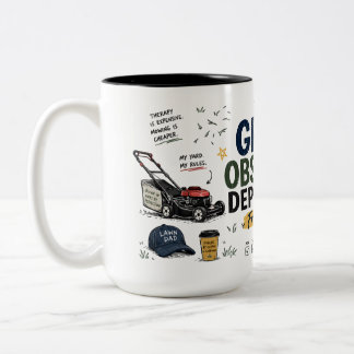 Grass Obsession Department Dad Coffee Mug