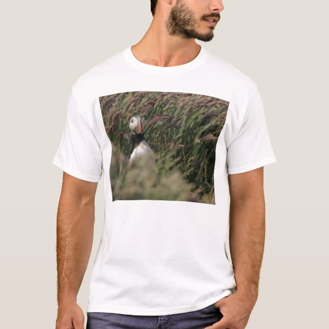 Grass Puffin T-Shirt (Front)
