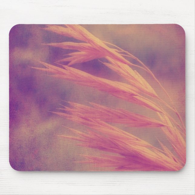 Grass Seed Purple Haze Digital Art Mouse Mat (Front)
