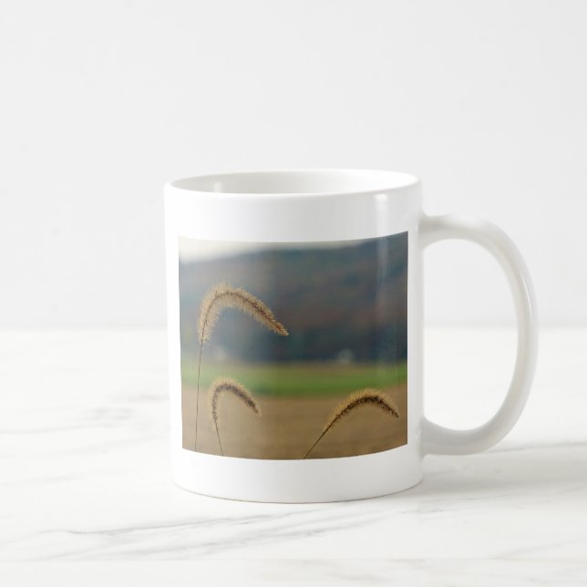 Grass Seed Stalks Coffee Mug (Right)