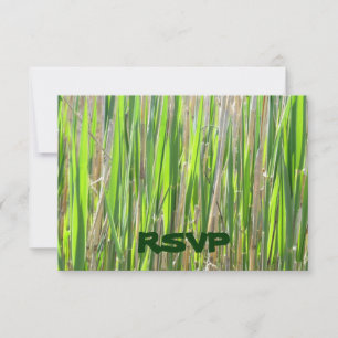 Grass Skirt Custom RSVP Cards