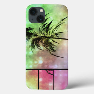 Grass Sparkle Pink N Green iPad Case