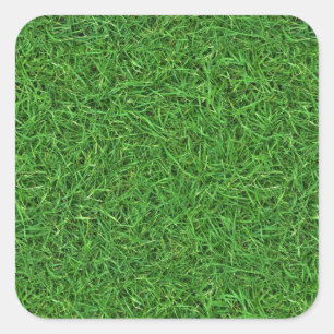 grass turf square sticker