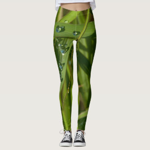 grass with dew leggings