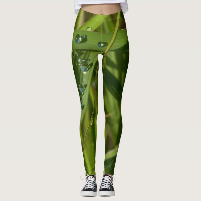 grass with dew leggings (Front)