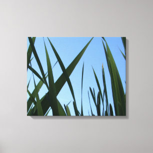 Grass Wrapped Canvas Wall Decor