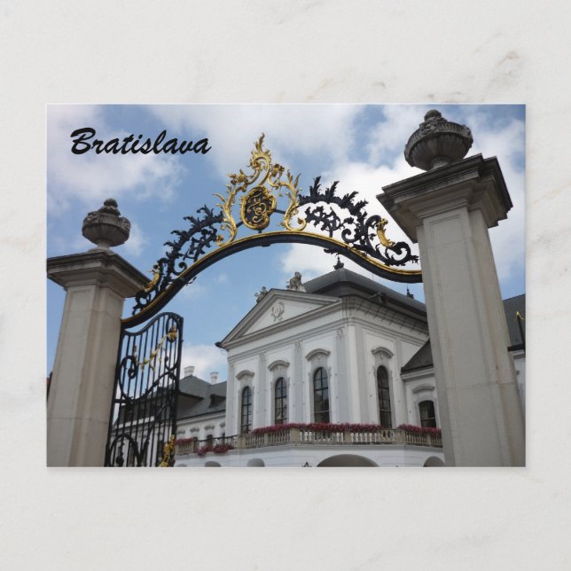 grassalkovich bratislava gate postcard (Front)