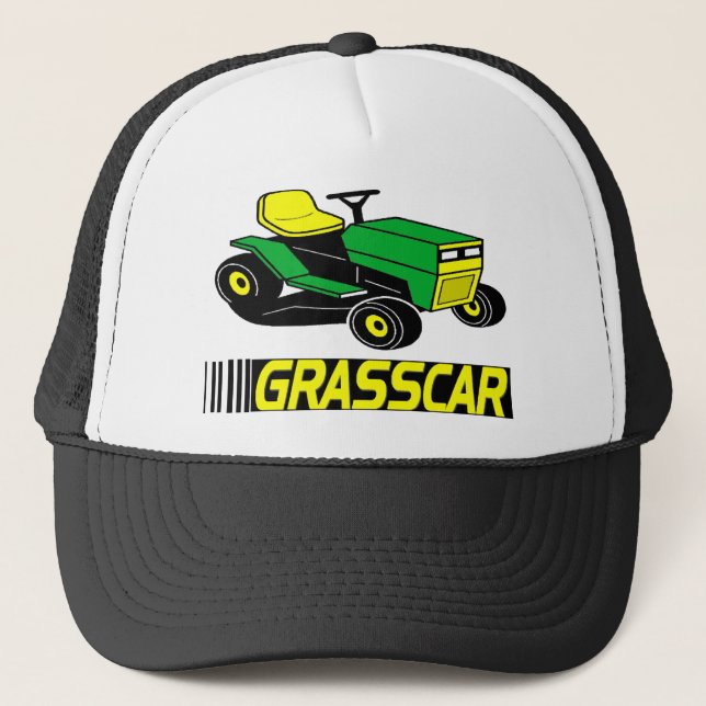 Grasscar T-shirts and Gifts. Trucker Hat (Front)
