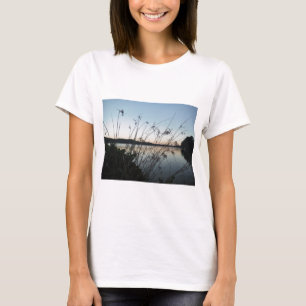 Grasses at lake Sunset T-Shirt