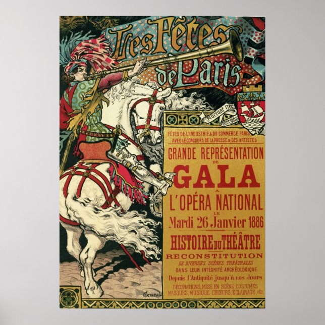 Grasset Eugene les fetes de paris Poster (Front)