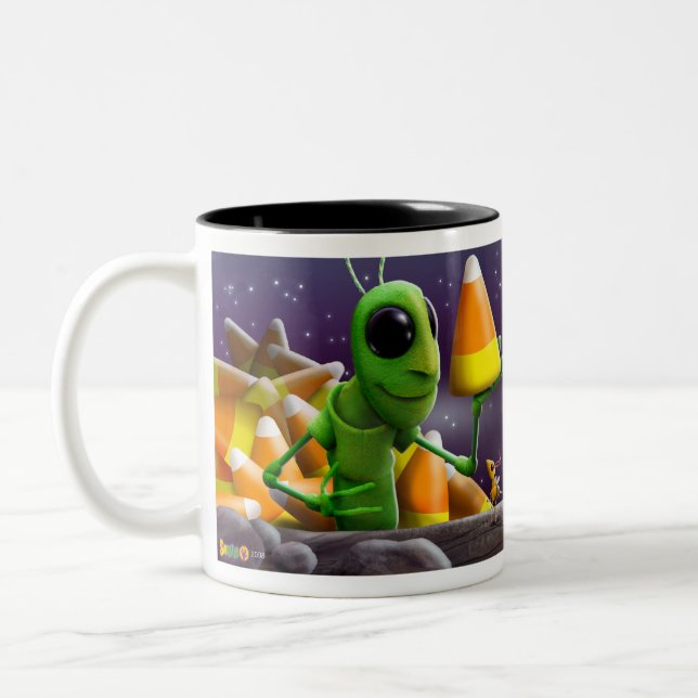 Grasshopper and Ants Halloween Mug (Left)