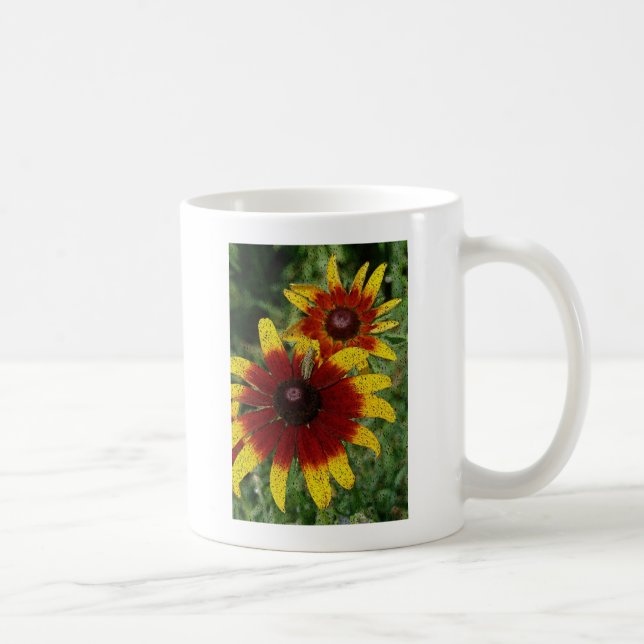 Grasshopper and Flowers Coffee Mug (Right)