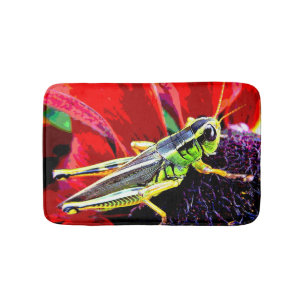 Grasshopper Bath Mats