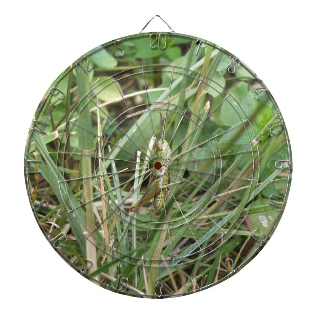 Grasshopper Camouflage Dart Board (Front)
