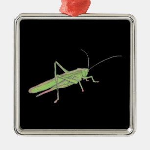 Grasshopper Ceramic Ornament