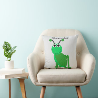 Grasshopper Design Personalised Cushion