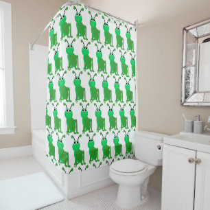 Grasshopper Design Shower Curtain