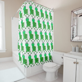 Grasshopper Design Shower Curtain