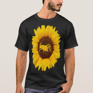 Grasshopper For Women Men Katydid Sunflower T-Shirt