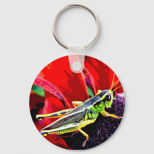 Grasshopper Key Ring