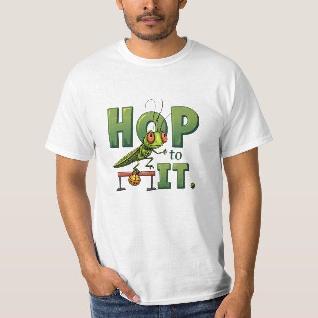 Grasshopper Lovers Gift Idea T-Shirt (Front)