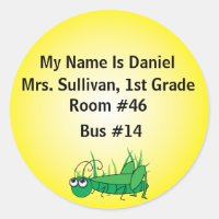Grasshopper Nametag