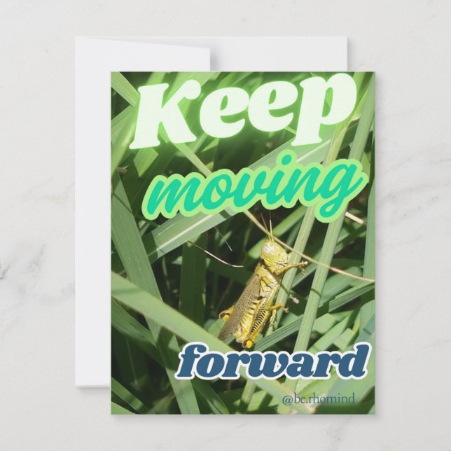 Grasshopper Note Card (Front)