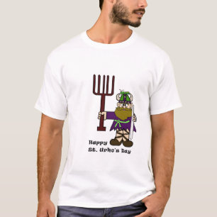 Grasshopper on St. Urho's Hat T-Shirt