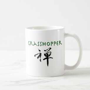 Grasshopper with "Zen" symbol Coffee Mug