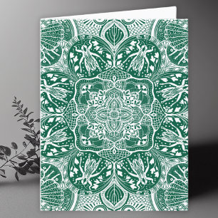 Grasshoppers Mandala Art Blank Thank You Card