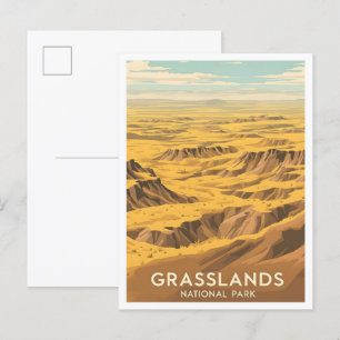 Grasslands National Park Saskatchewan Canada Postcard