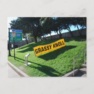 Grassy Knoll in Dealey Plaza Postcard